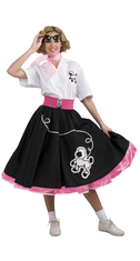 Black 50's Poodle Skirt